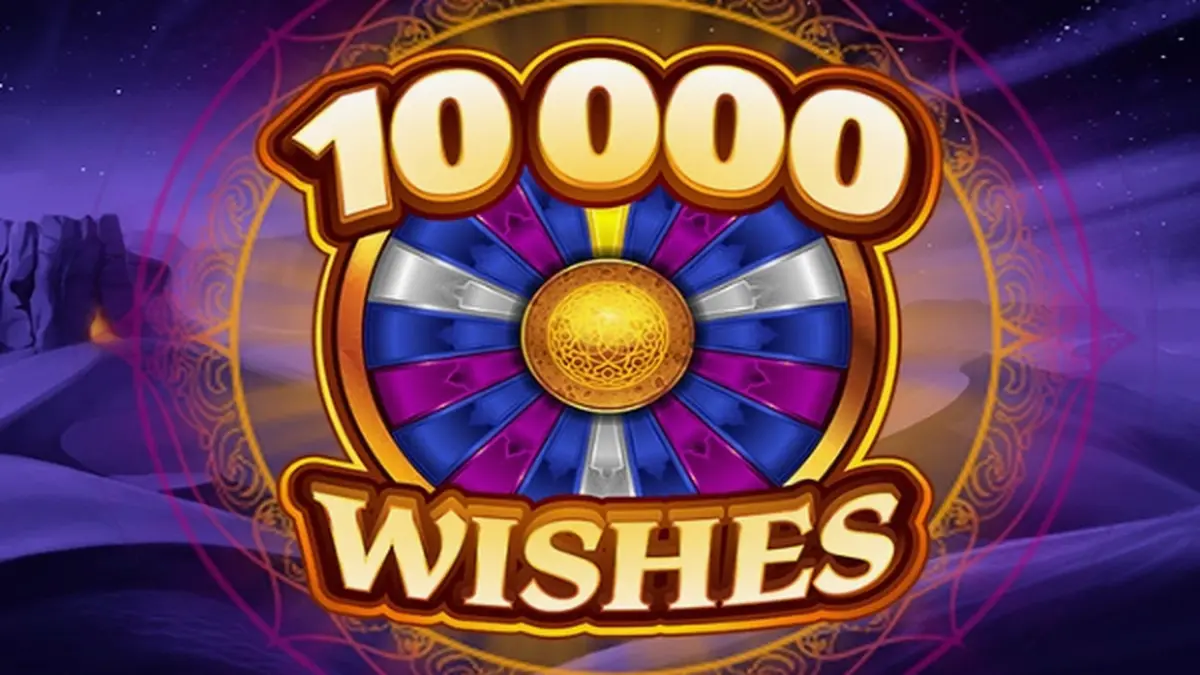 Interface vibrante e mágica do slot 10000 Wishes