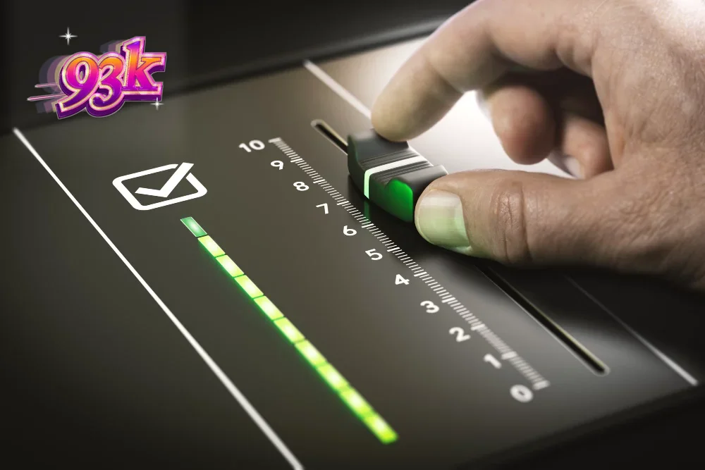 Conceito visual de um slot moderno com temática espacial e elementos de tecnologia digital.